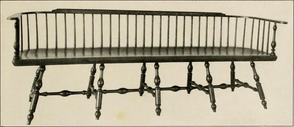 An illustration from Wallace Nutting Windsors : correct Windsor furniture., 1918, leaf 14