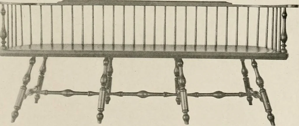 An illustration from Wallace Nutting Windsors : correct Windsor furniture., 1918, leaf 14
