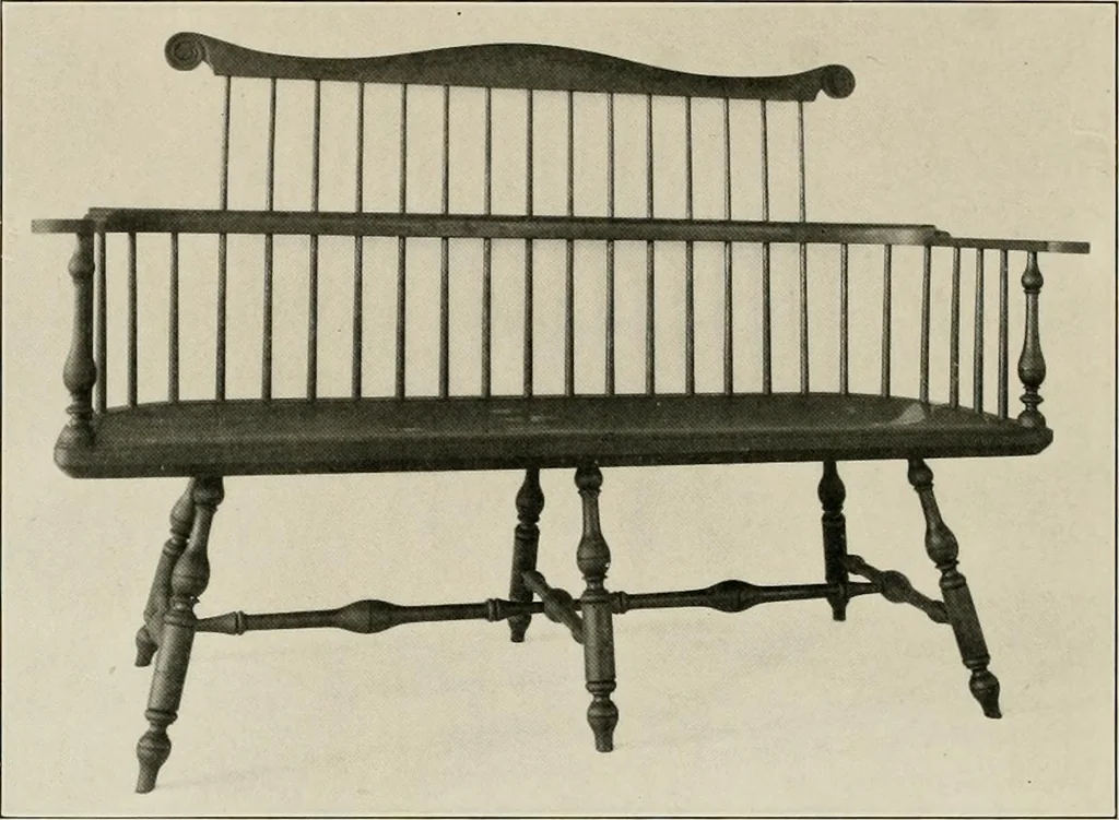 An illustration from Wallace Nutting Windsors : correct Windsor furniture., 1918, leaf 17