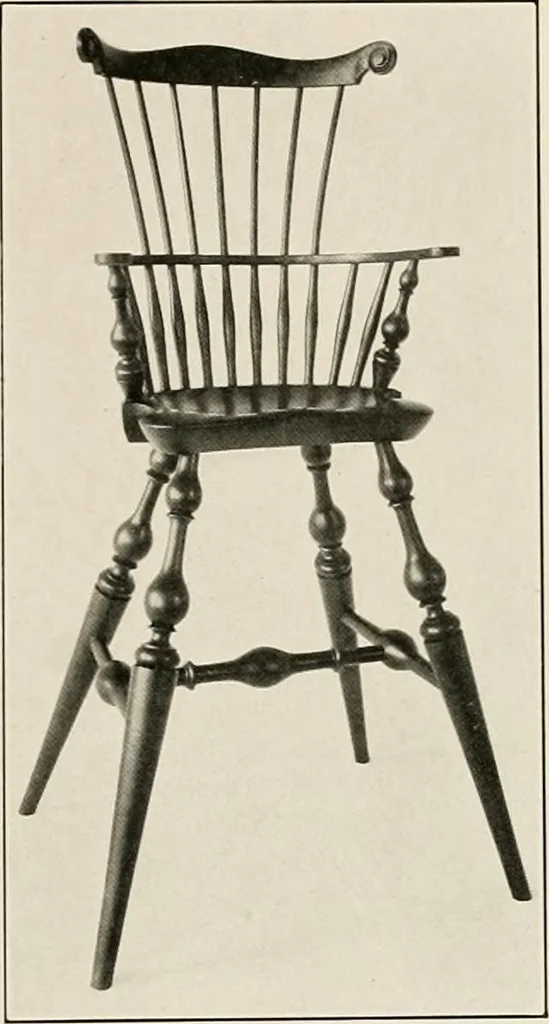 An illustration from Wallace Nutting Windsors : correct Windsor furniture., 1918, leaf 18