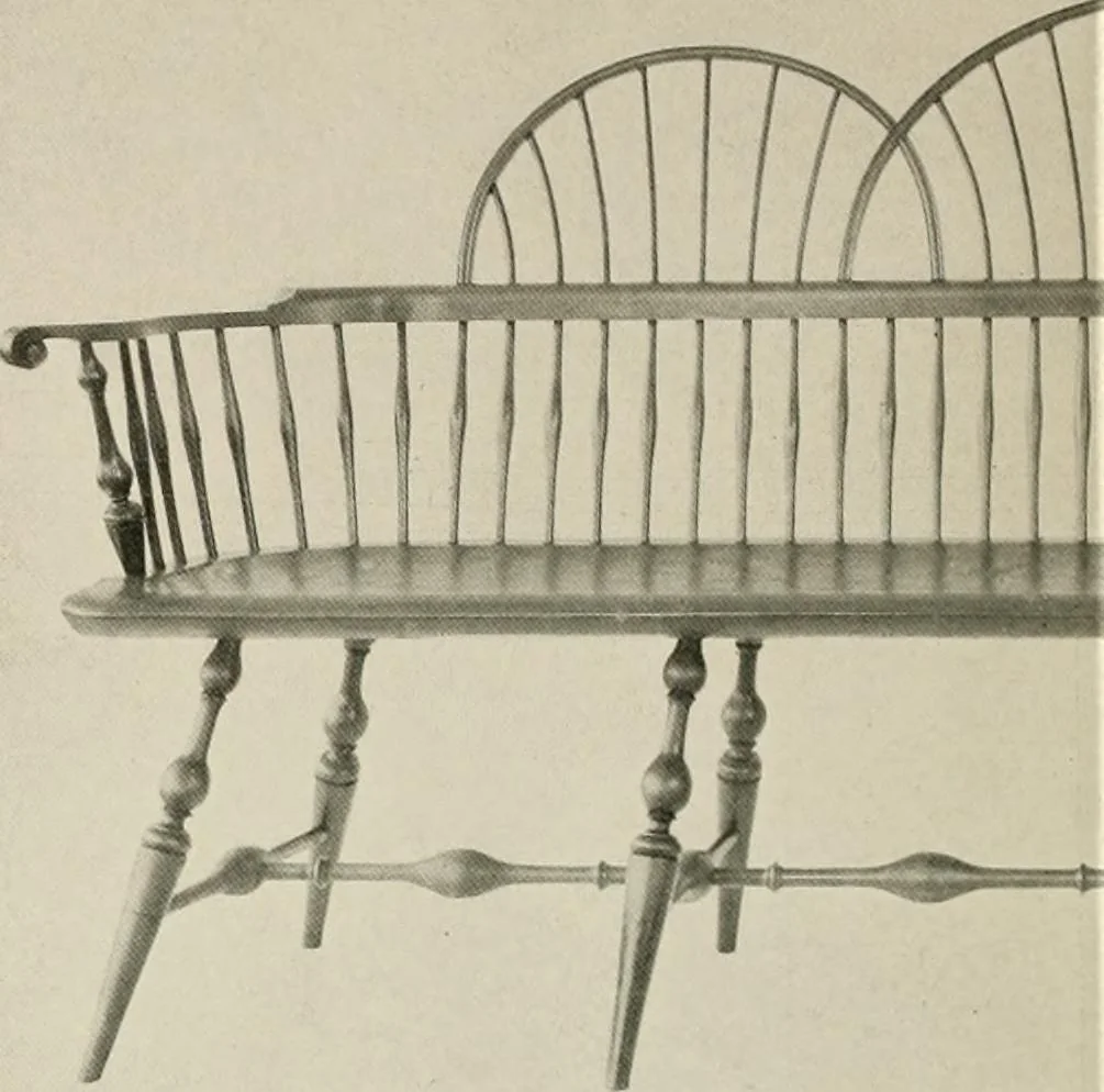 An illustration from Wallace Nutting Windsors : correct Windsor furniture., 1918, leaf 27