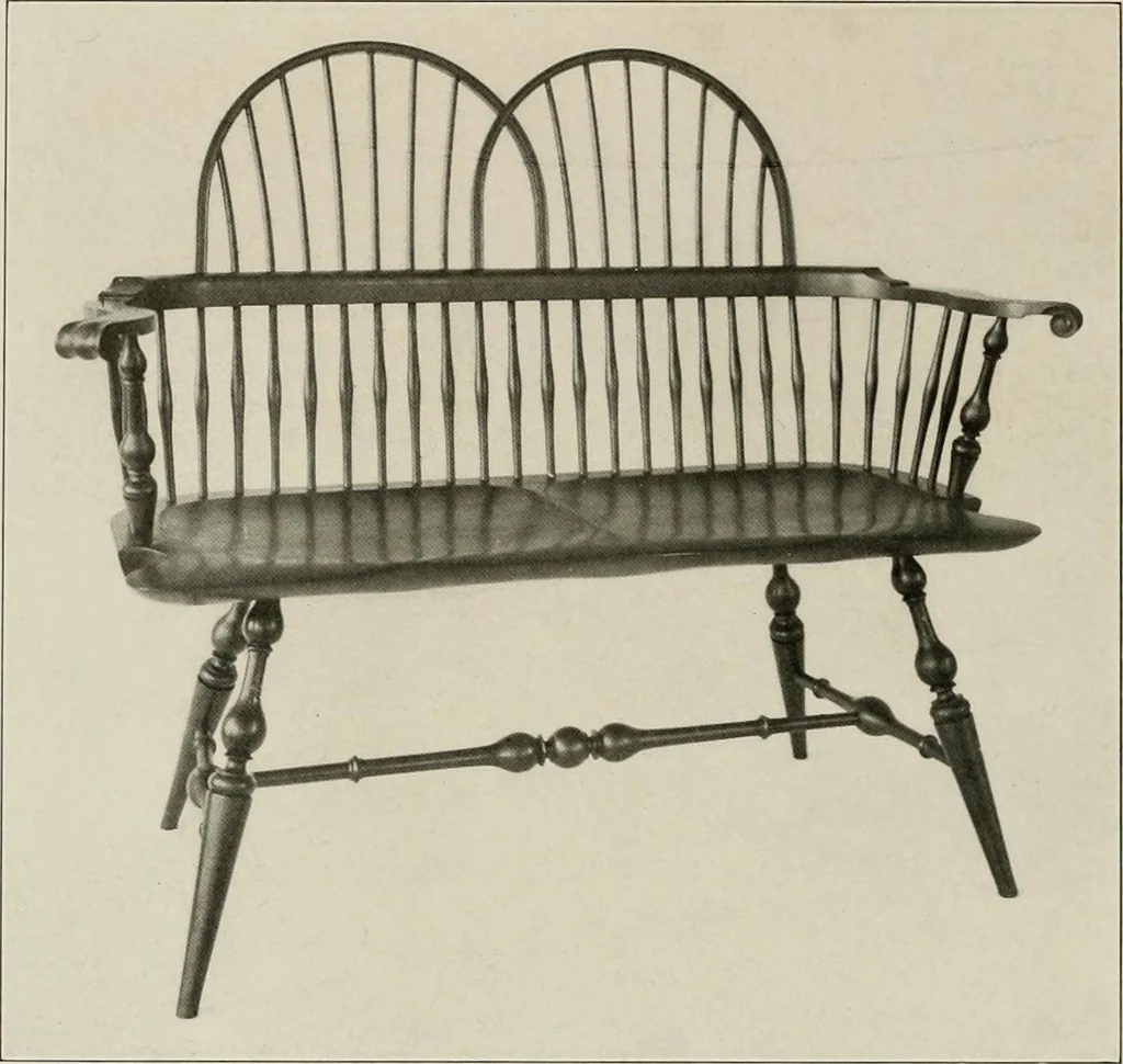 An illustration from Wallace Nutting Windsors : correct Windsor furniture., 1918, leaf 29