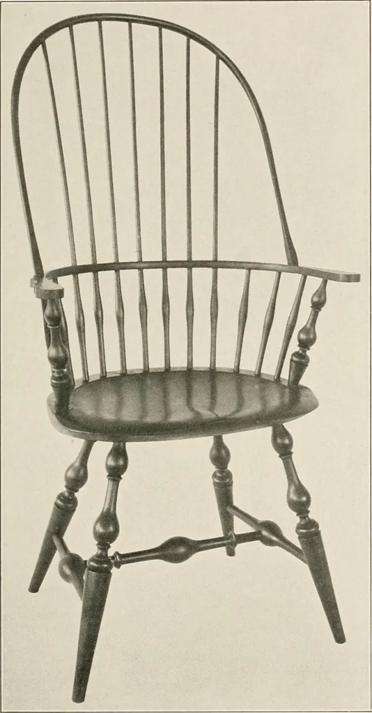 An illustration from Wallace Nutting Windsors : correct Windsor furniture., 1918, leaf 32