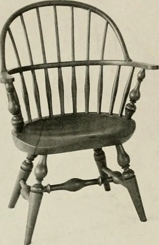 An illustration from Wallace Nutting Windsors : correct Windsor furniture., 1918, leaf 33