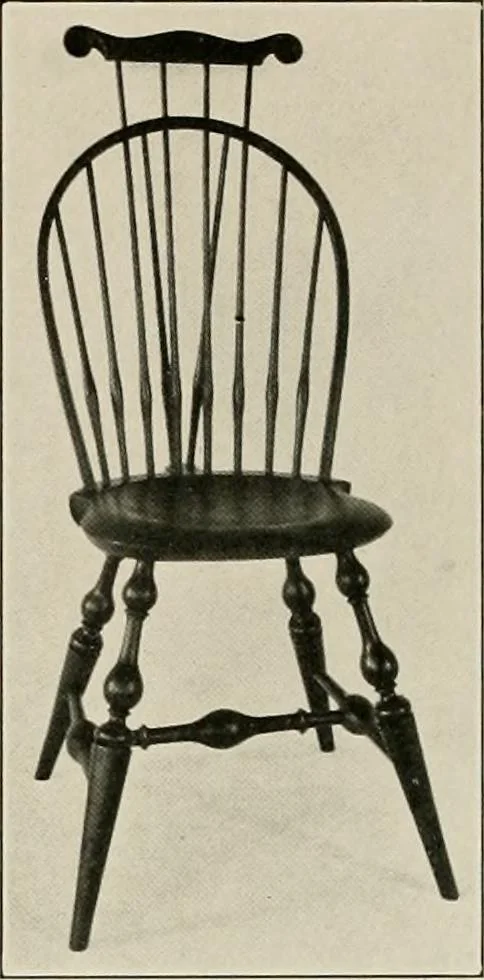 An illustration from Wallace Nutting Windsors : correct Windsor furniture., 1918, leaf 35