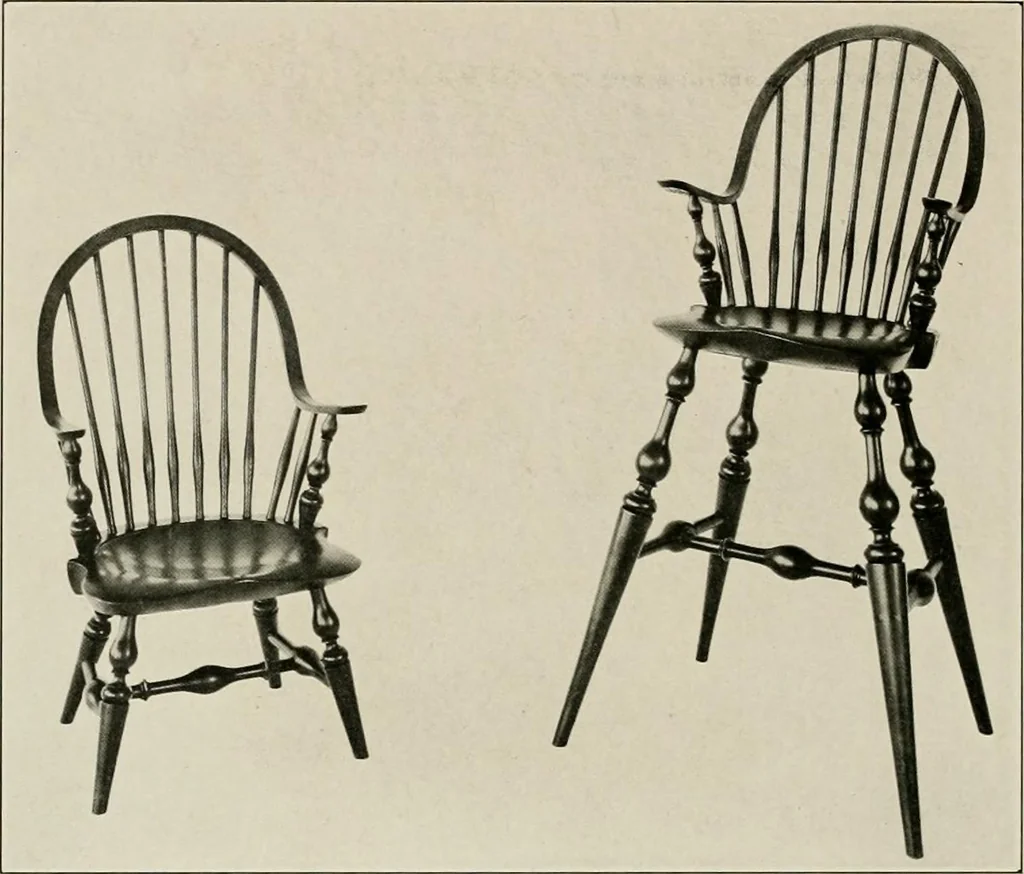 An illustration from Wallace Nutting Windsors : correct Windsor furniture., 1918, leaf 37