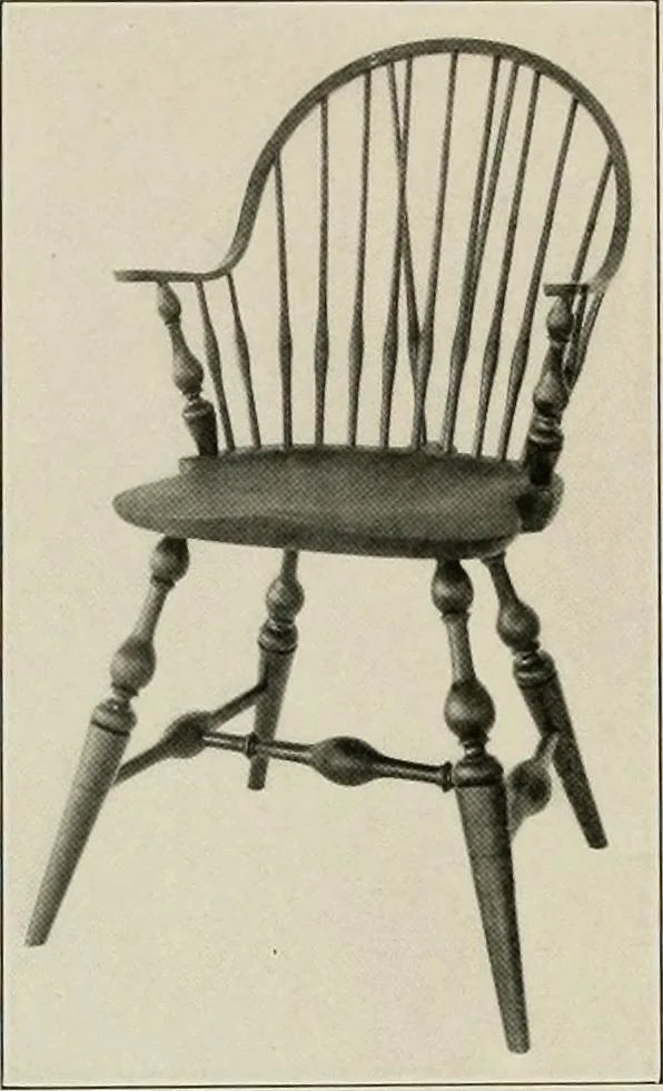 An illustration from Wallace Nutting Windsors : correct Windsor furniture., 1918, leaf 39