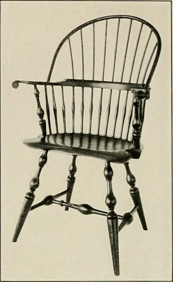 An illustration from Wallace Nutting Windsors : correct Windsor furniture., 1918, leaf 39