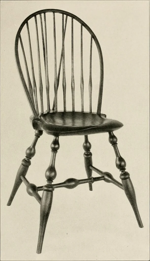 An illustration from Wallace Nutting Windsors : correct Windsor furniture., 1918, leaf 40