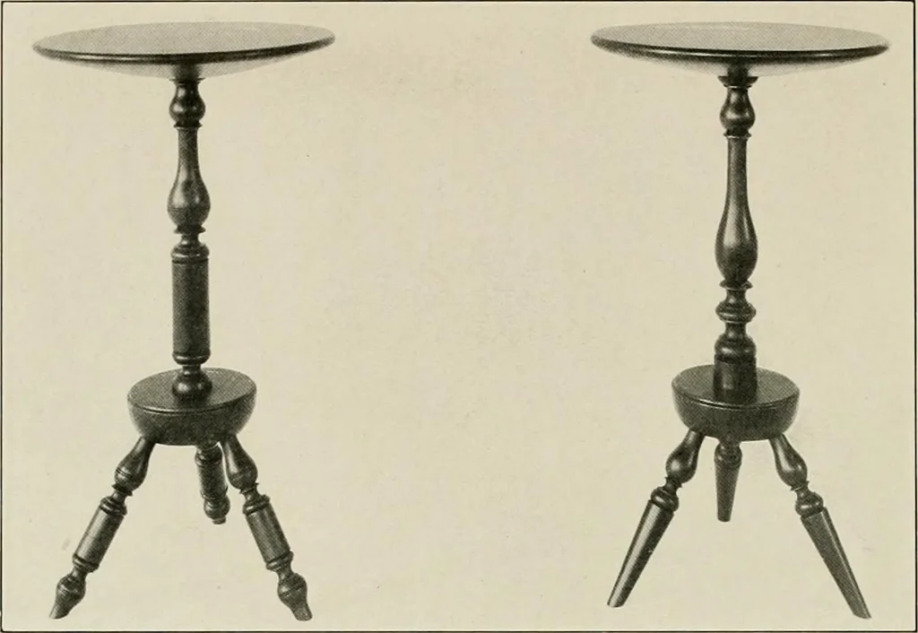 An illustration from Wallace Nutting Windsors : correct Windsor furniture., 1918, leaf 43