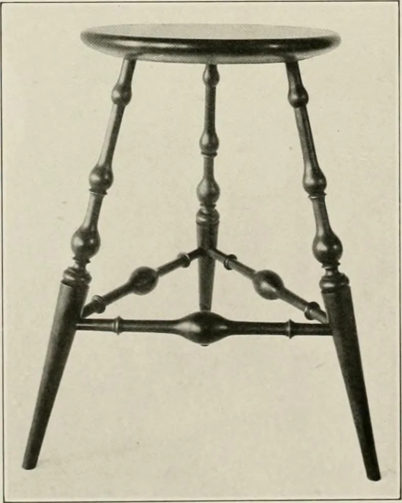 An illustration from Wallace Nutting Windsors : correct Windsor furniture., 1918, leaf 43