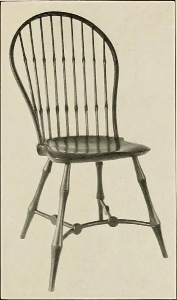 An illustration from Wallace Nutting Windsors : correct Windsor furniture., 1918, leaf 46