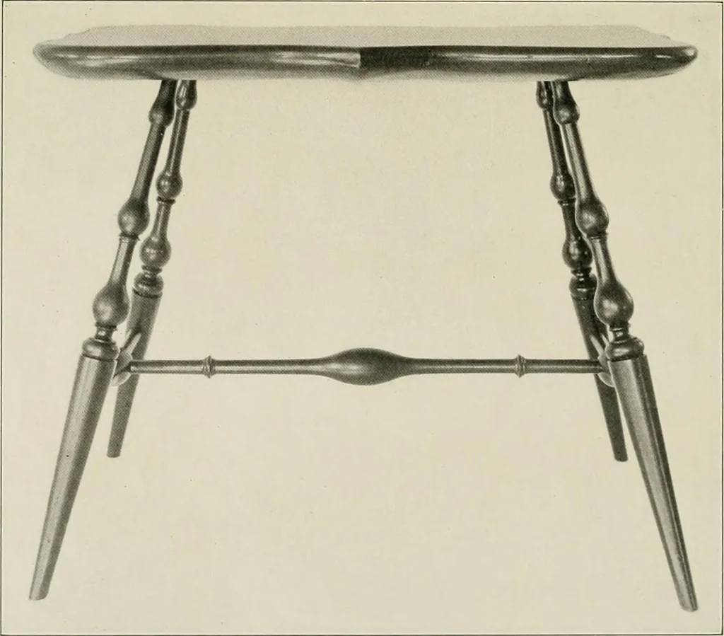 An illustration from Wallace Nutting Windsors : correct Windsor furniture., 1918, leaf 47