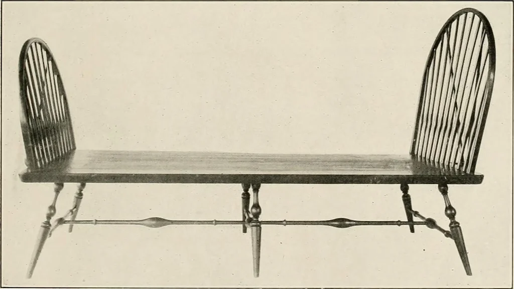 An illustration from Wallace Nutting Windsors : correct Windsor furniture., 1918, leaf 48