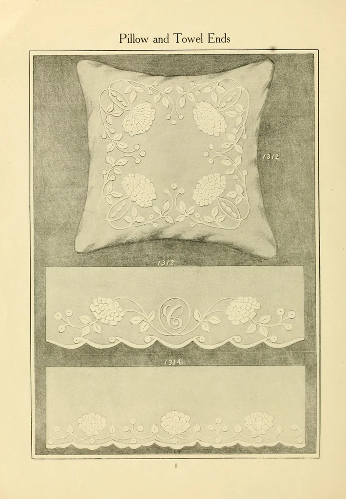 An illustration from Wallachian embroidery, 1908, leaf 12