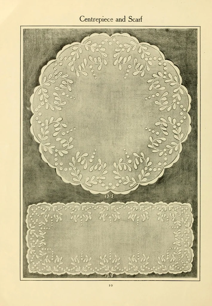 An illustration from Wallachian embroidery, 1908, leaf 14
