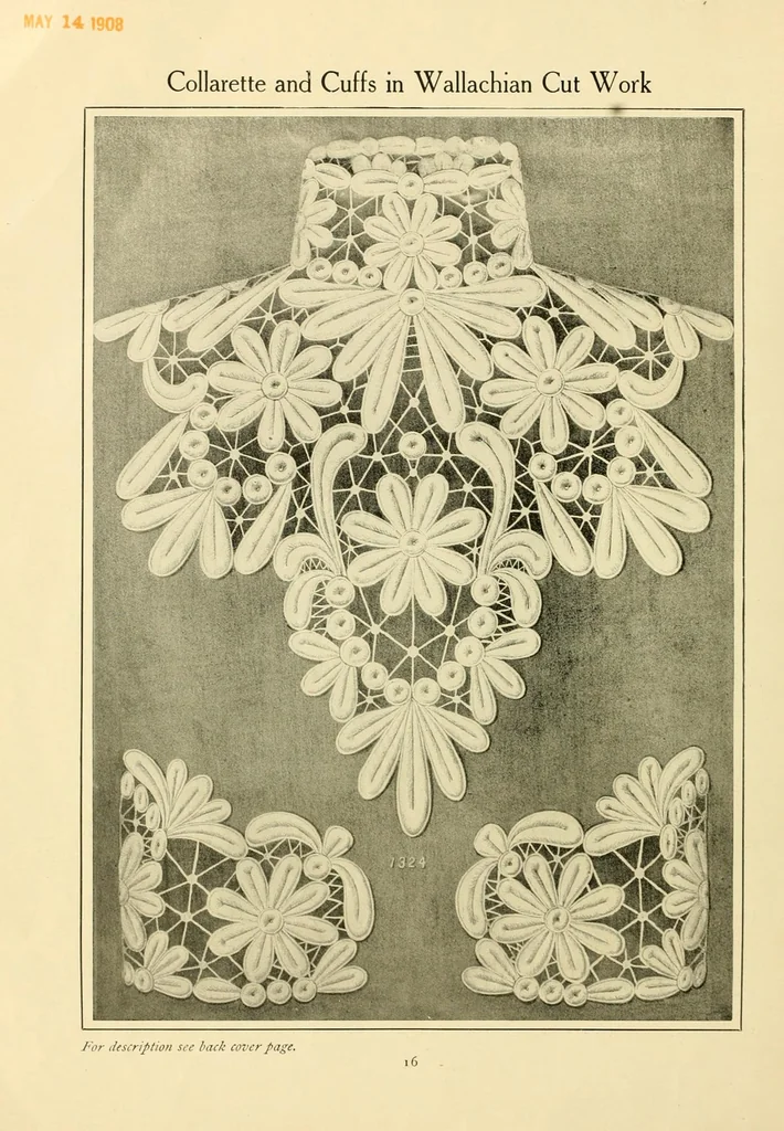An illustration from Wallachian embroidery, 1908, leaf 20