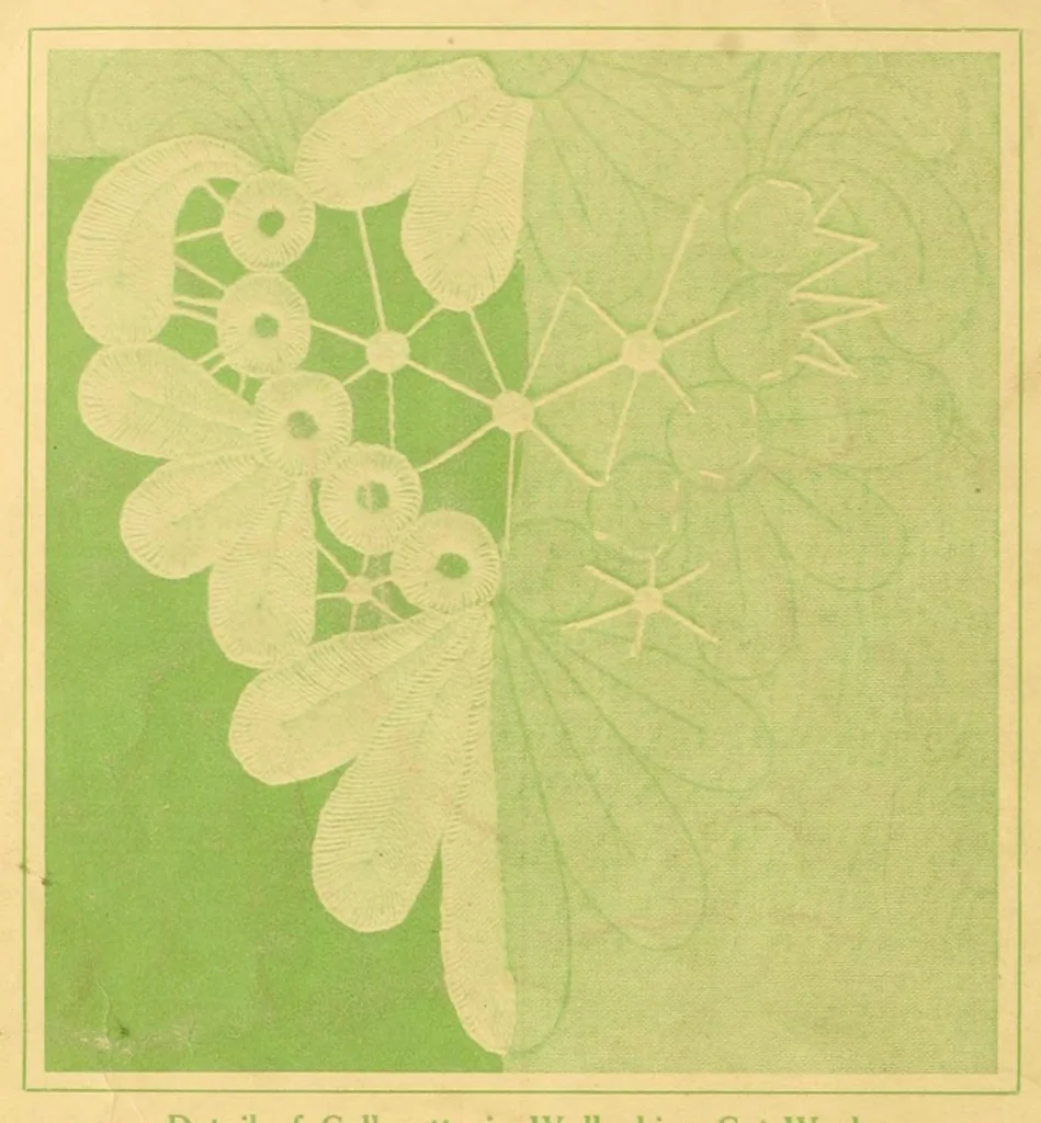 An illustration from Wallachian embroidery, 1908, leaf 22