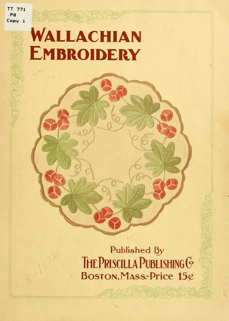 An illustration from Wallachian embroidery, 1908, leaf 3