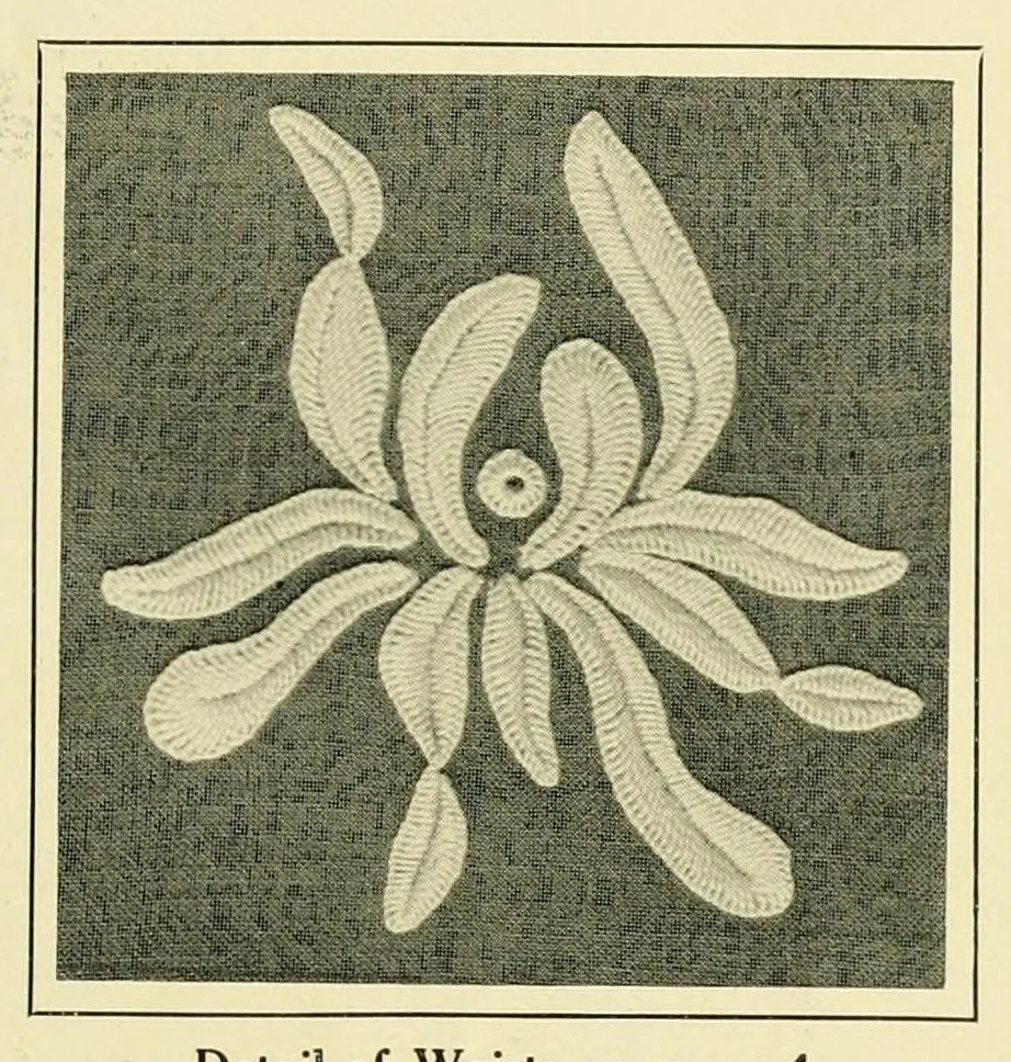 An illustration from Wallachian embroidery, 1908, leaf 9