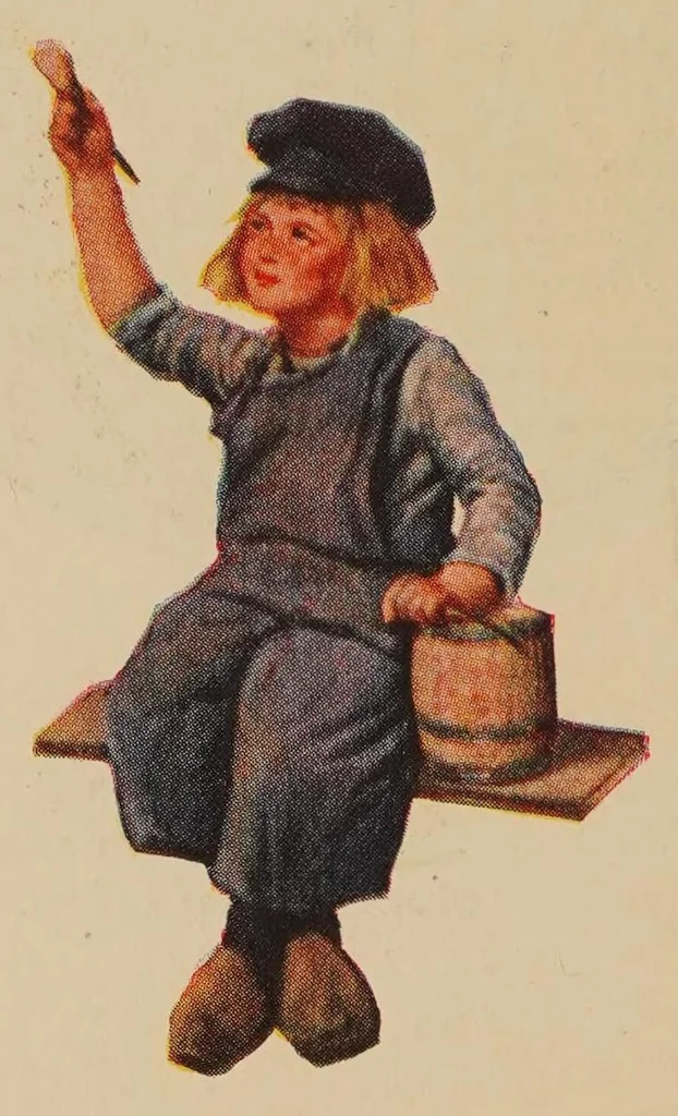 An illustration from Wall effects of distinction for the home : a practical and interesting booklet on artistic wall finishes ..., 1923, leaf 24