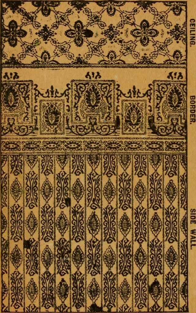 An illustration from Wall paper., 1900, leaf 101