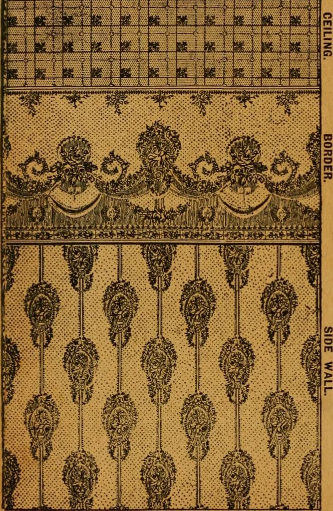 An illustration from Wall paper., 1900, leaf 103