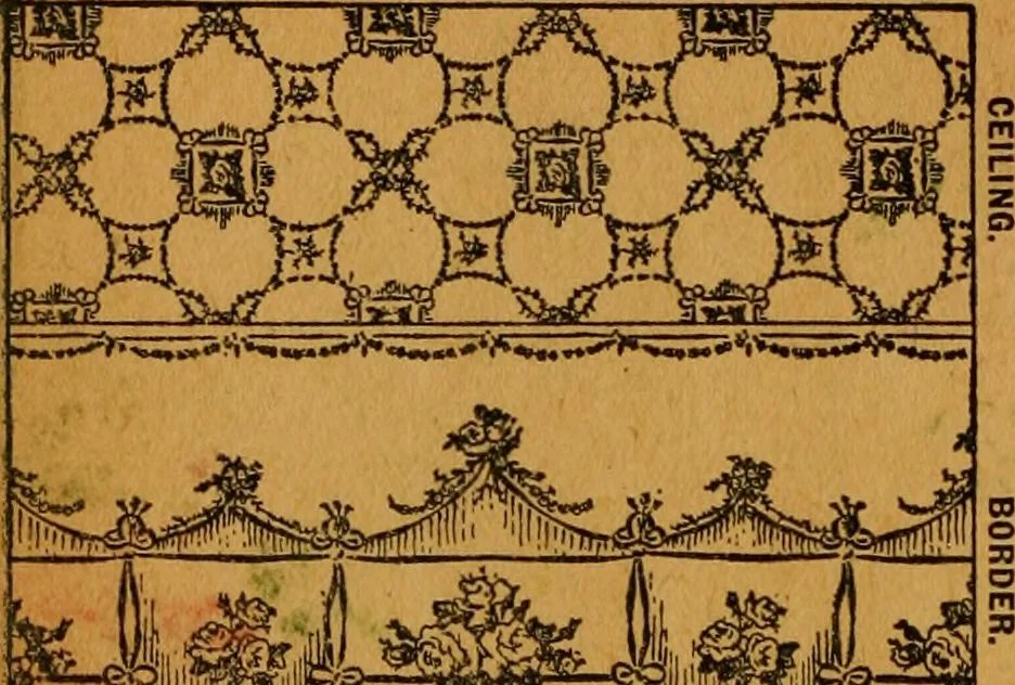 An illustration from Wall paper., 1900, leaf 105