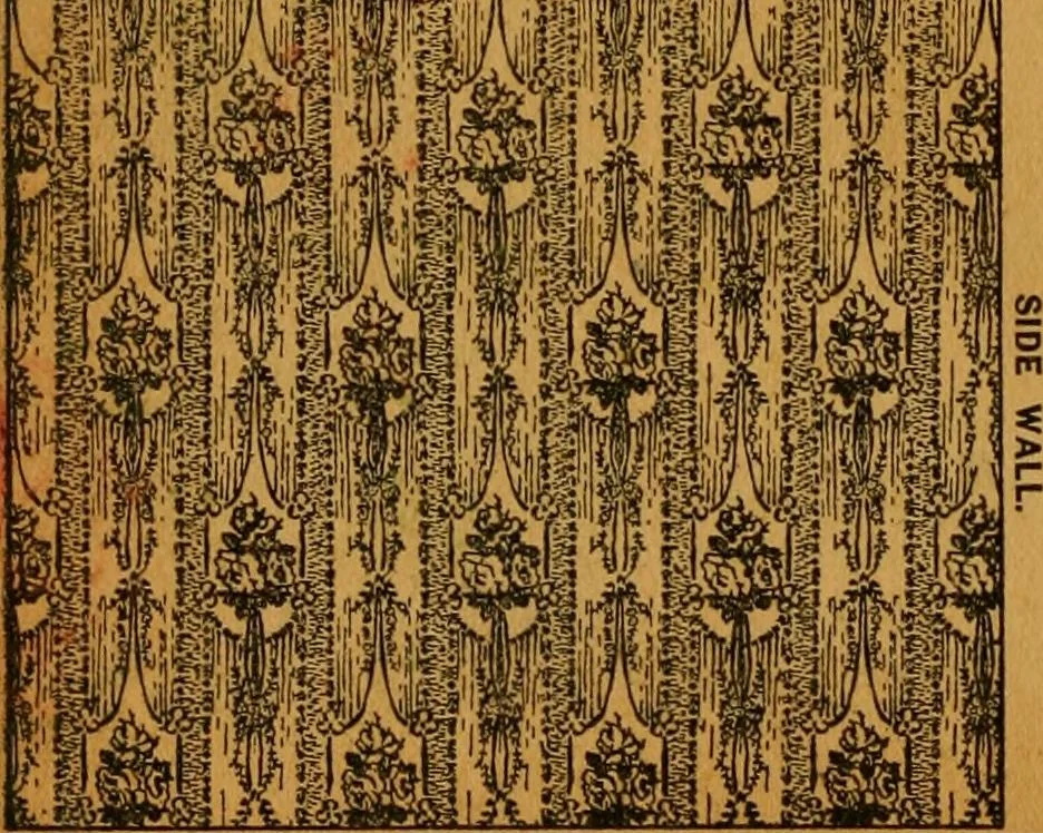 An illustration from Wall paper., 1900, leaf 105