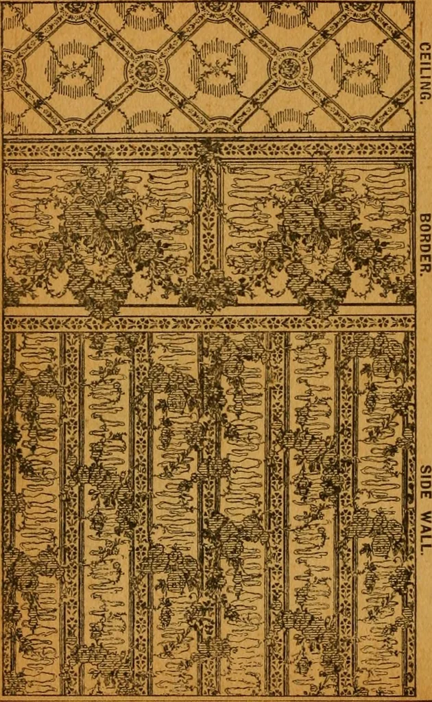 An illustration from Wall paper., 1900, leaf 109