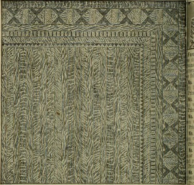 An illustration from Wall paper., 1900, leaf 11