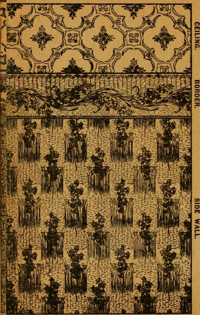 An illustration from Wall paper., 1900, leaf 113