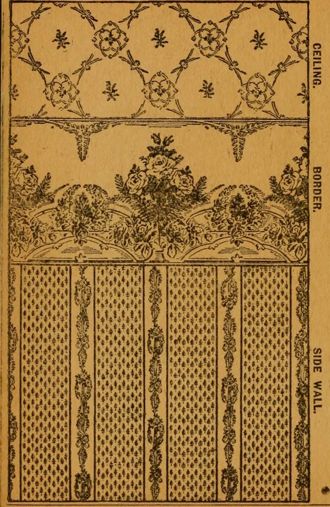 An illustration from Wall paper., 1900, leaf 119
