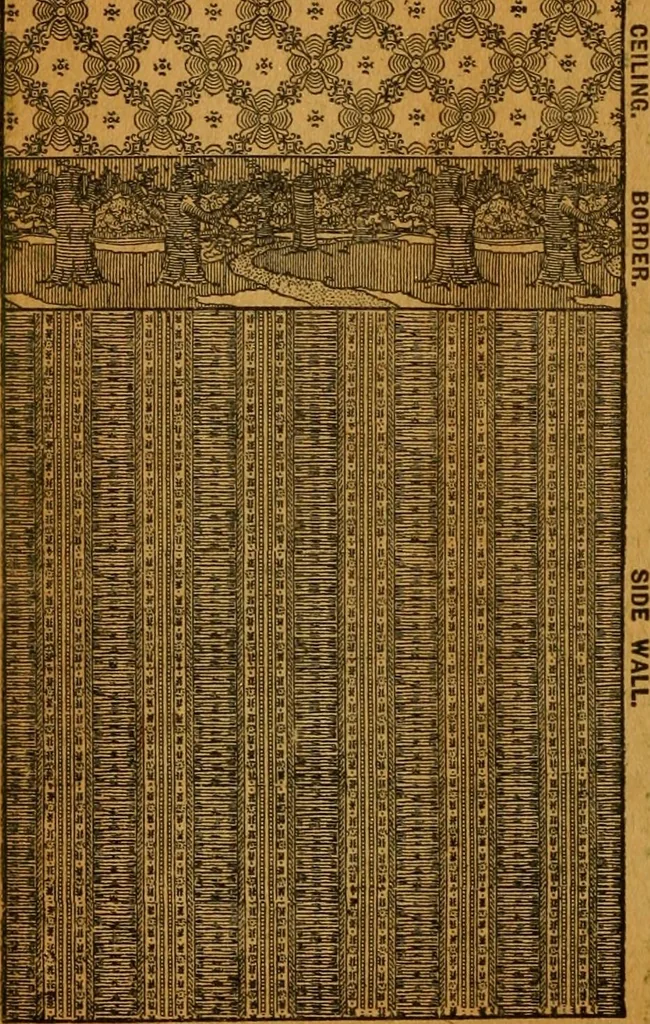 An illustration from Wall paper., 1900, leaf 123