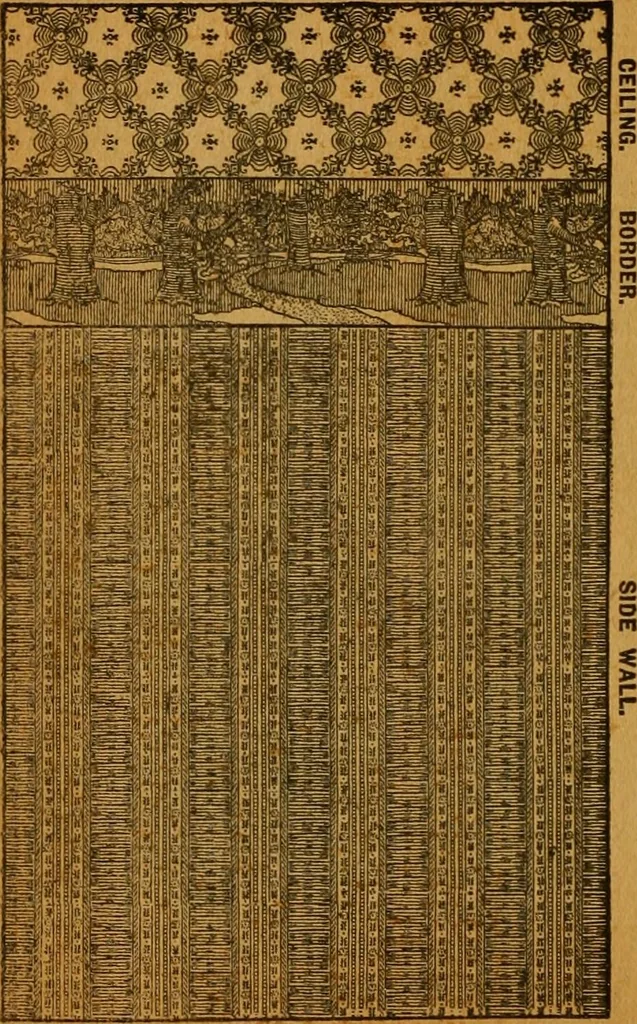 An illustration from Wall paper., 1900, leaf 125