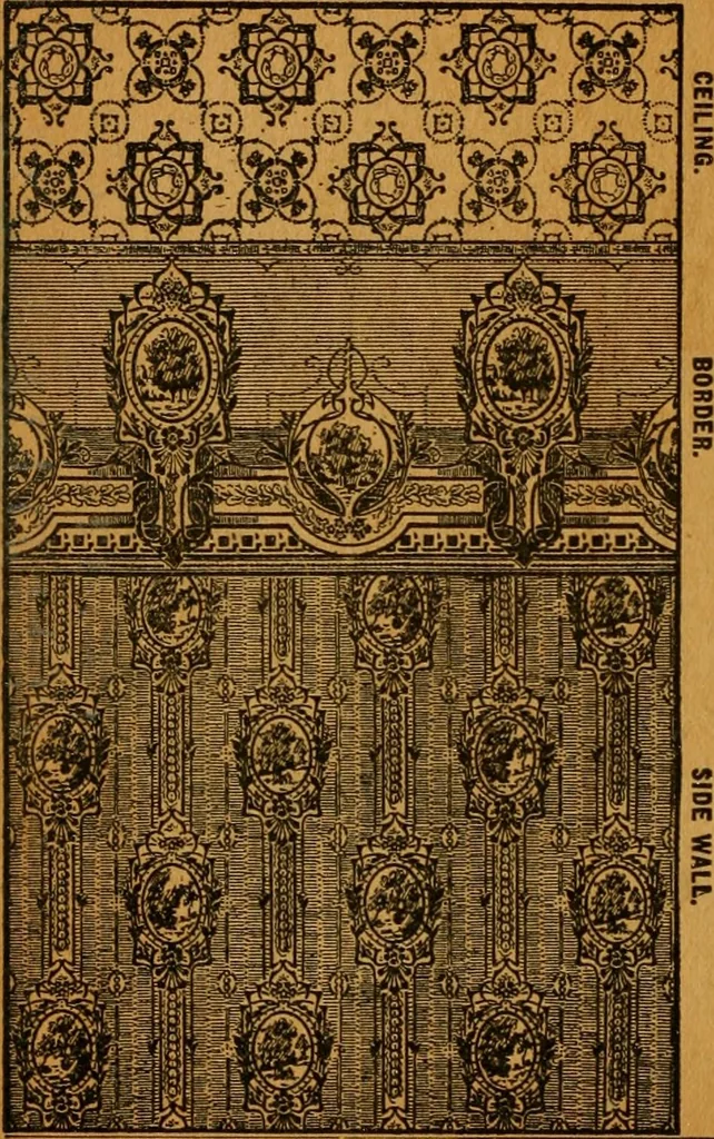 An illustration from Wall paper., 1900, leaf 127