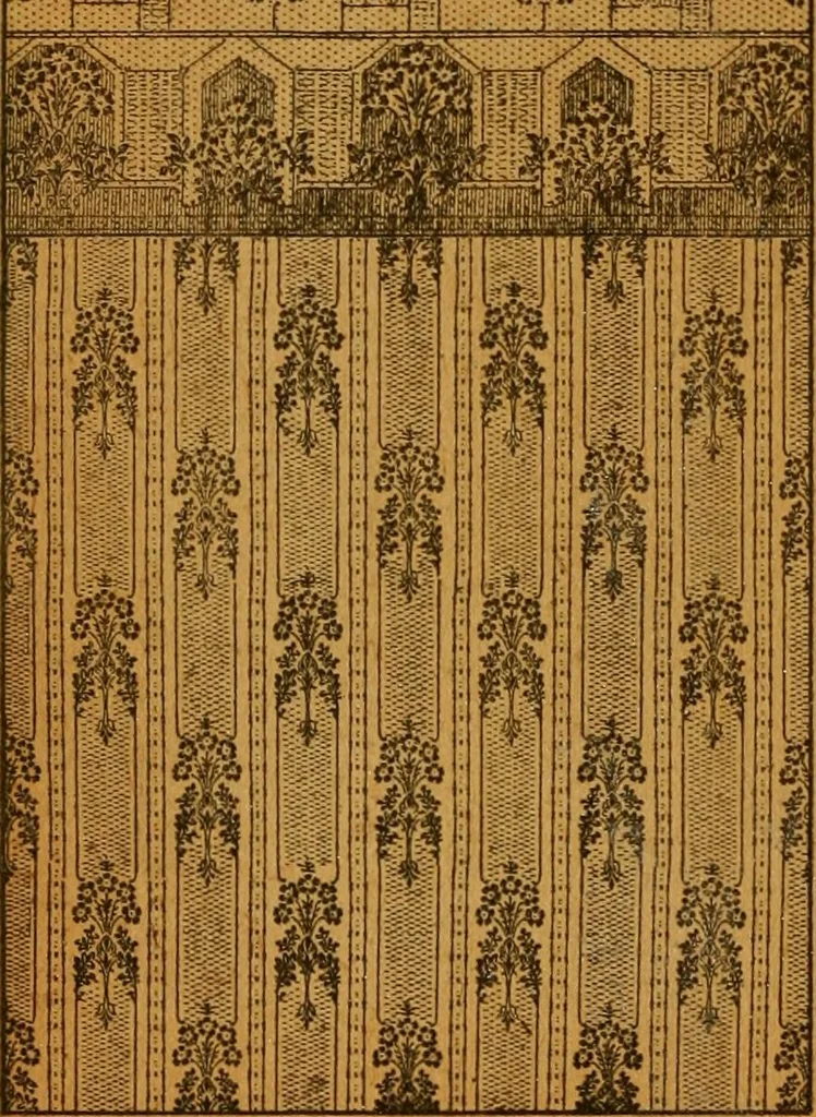 An illustration from Wall paper., 1900, leaf 129