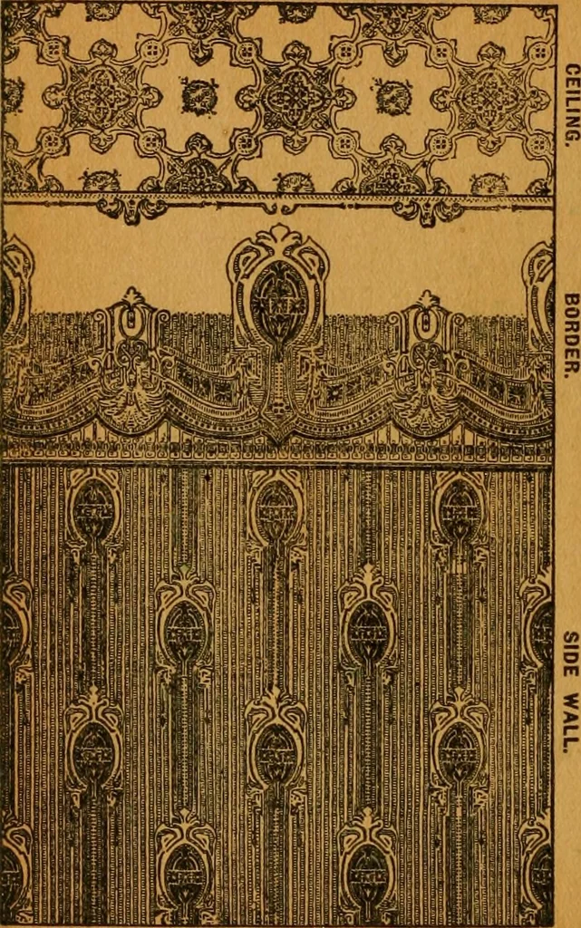 An illustration from Wall paper., 1900, leaf 133