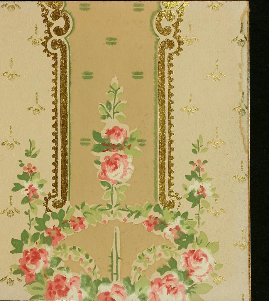 An illustration from Wall paper., 1900, leaf 134