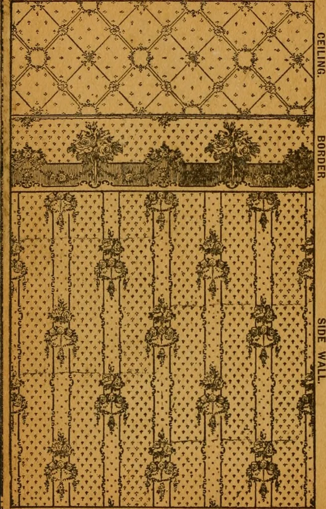 An illustration from Wall paper., 1900, leaf 135