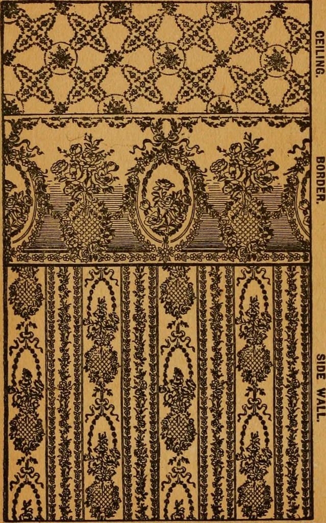 An illustration from Wall paper., 1900, leaf 137