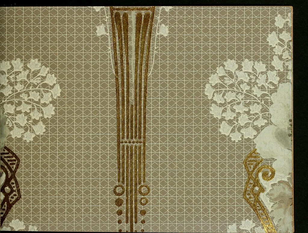 An illustration from Wall paper., 1900, leaf 138