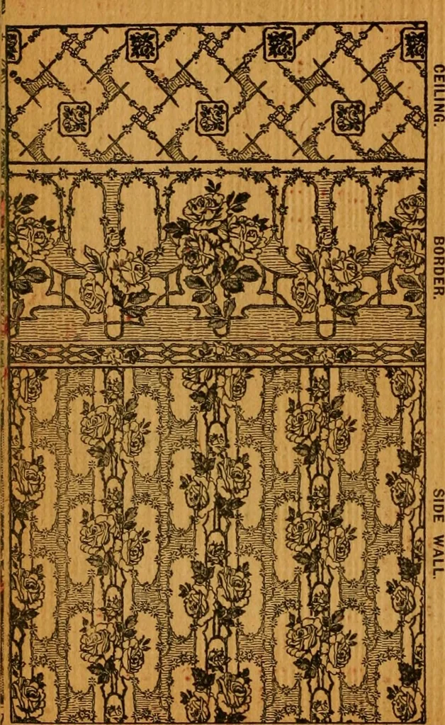 An illustration from Wall paper., 1900, leaf 141