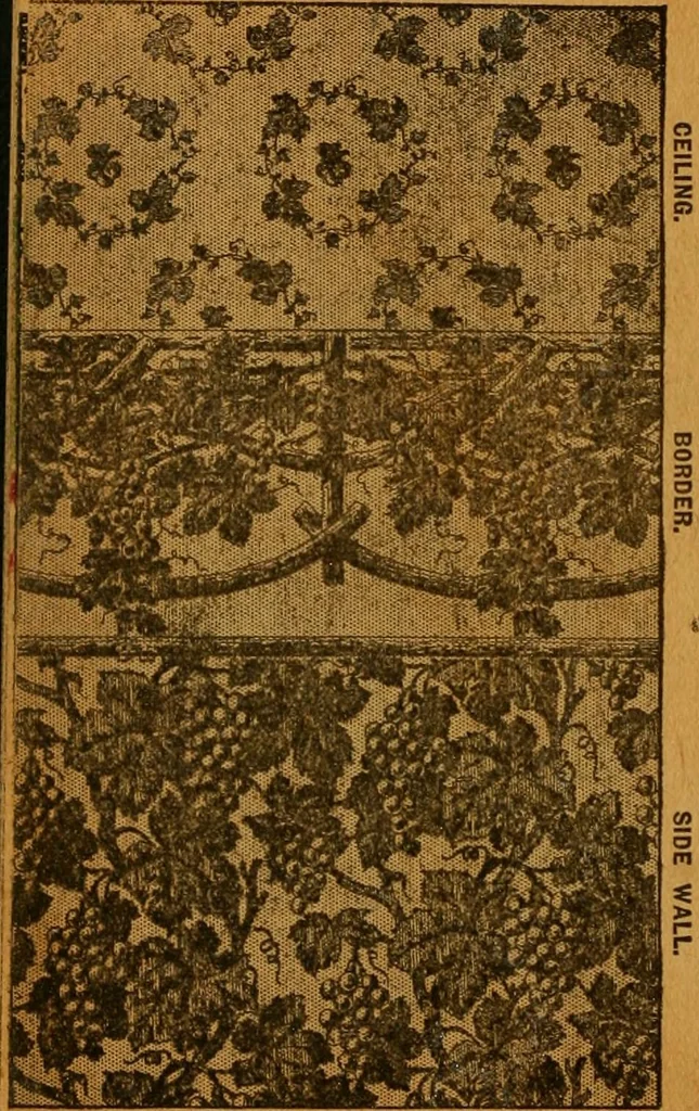 An illustration from Wall paper., 1900, leaf 143