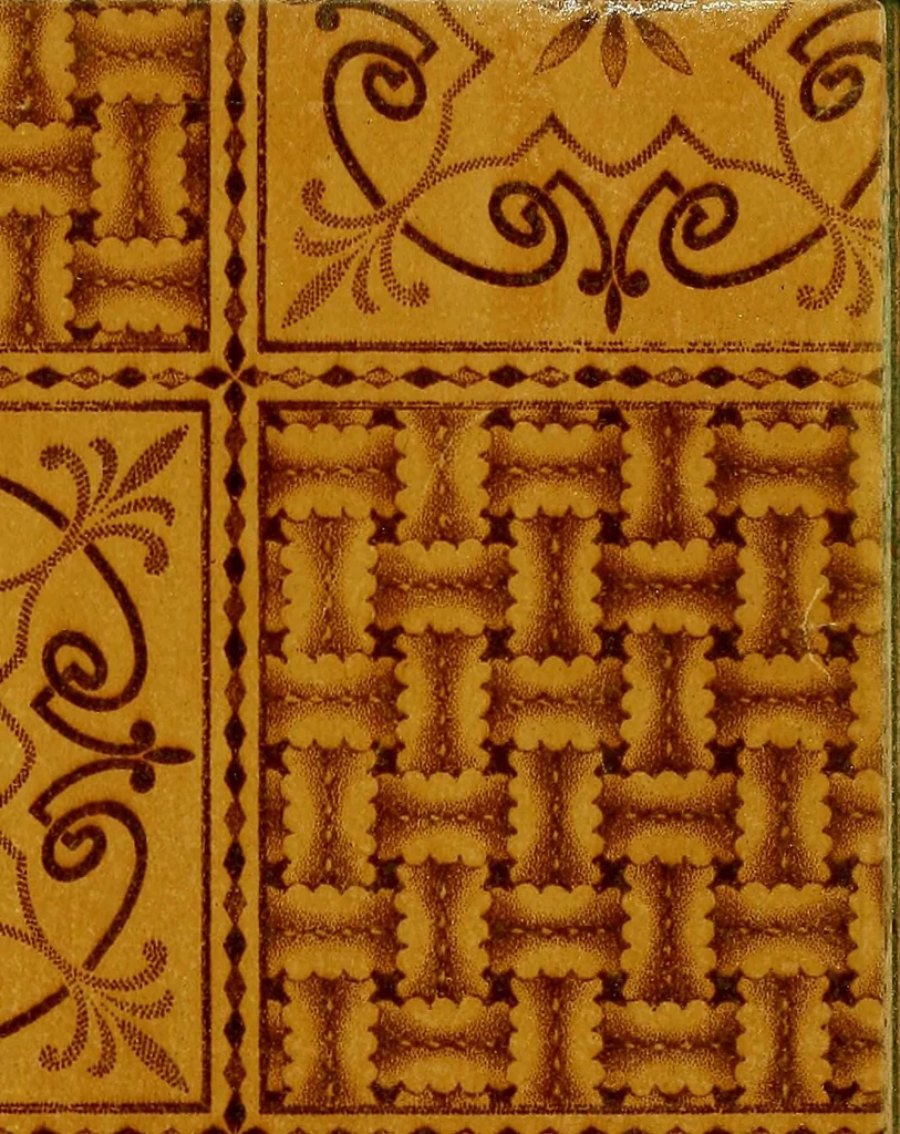 An illustration from Wall paper., 1900, leaf 174
