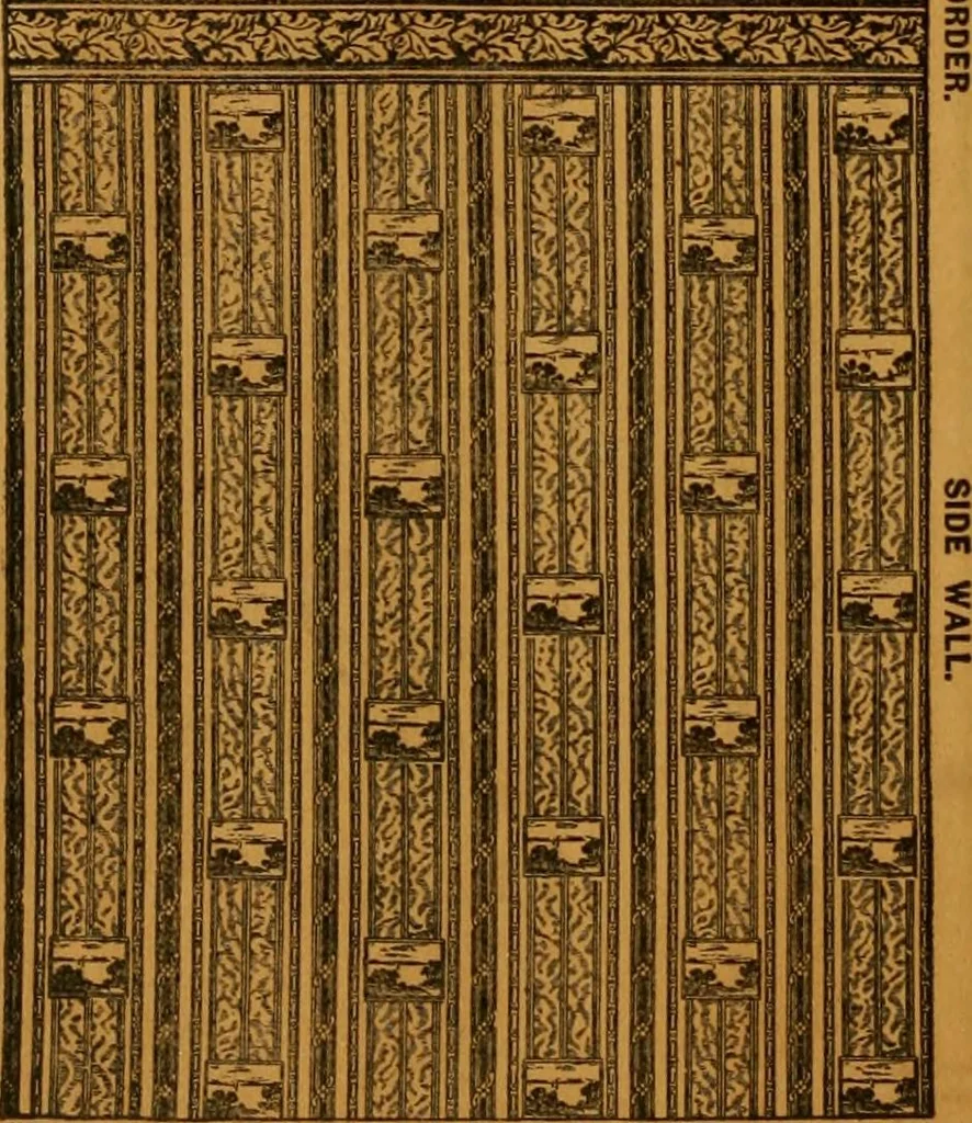 An illustration from Wall paper., 1900, leaf 179