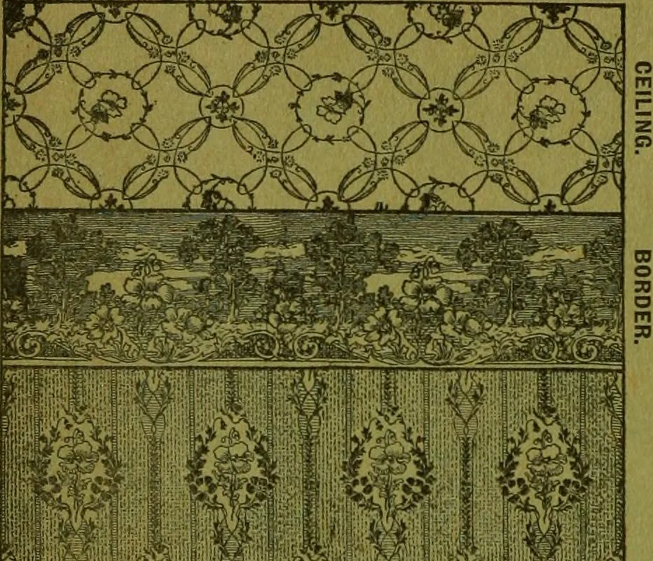 An illustration from Wall paper., 1900, leaf 27