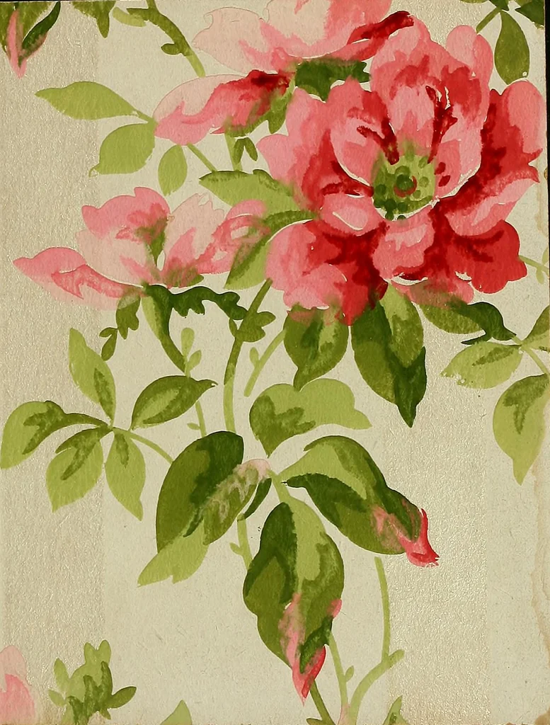 An illustration from Wall paper., 1900, leaf 36