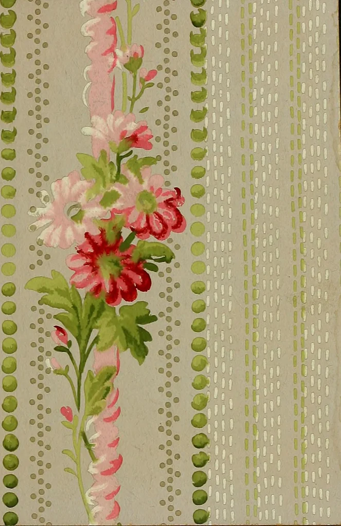 An illustration from Wall paper., 1900, leaf 42