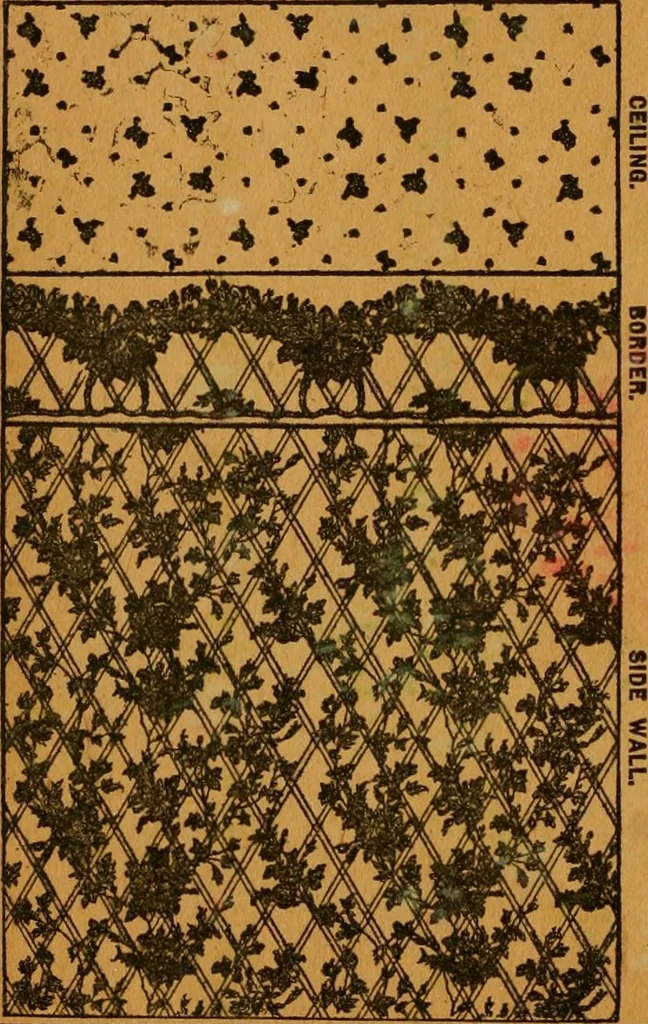 An illustration from Wall paper., 1900, leaf 45